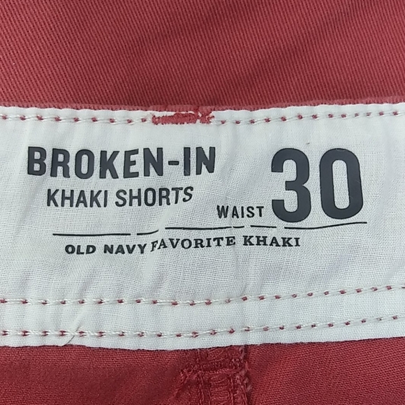 Old Navy Broken-In Khaki Shorts Sz 30 - Picture 6 of 7